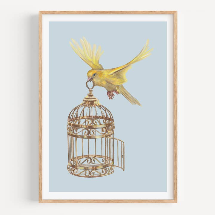 Vrij Vliegen - Kunstdruk voor wholesale door Hayley Wilson