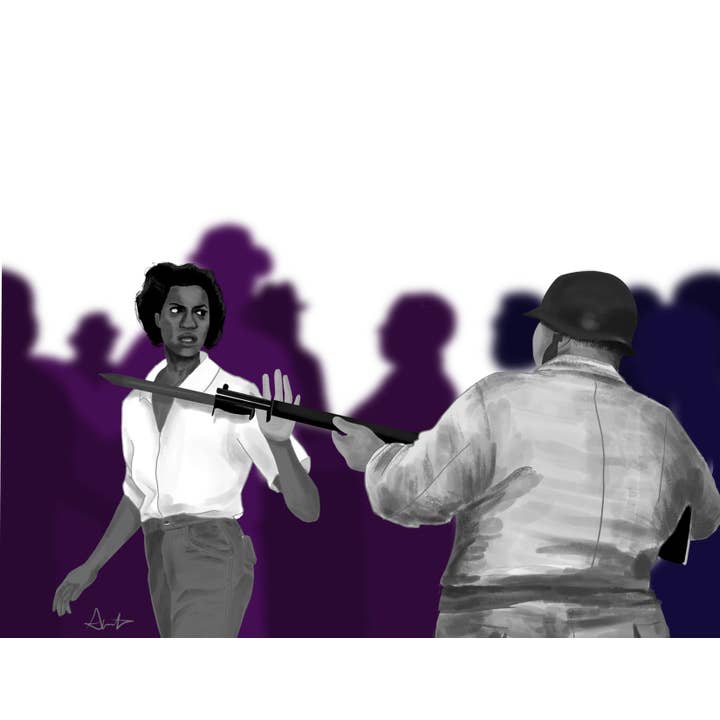 Impressão de Arte da História Negra - Gloria Richardson por atacado de Anita’s Art