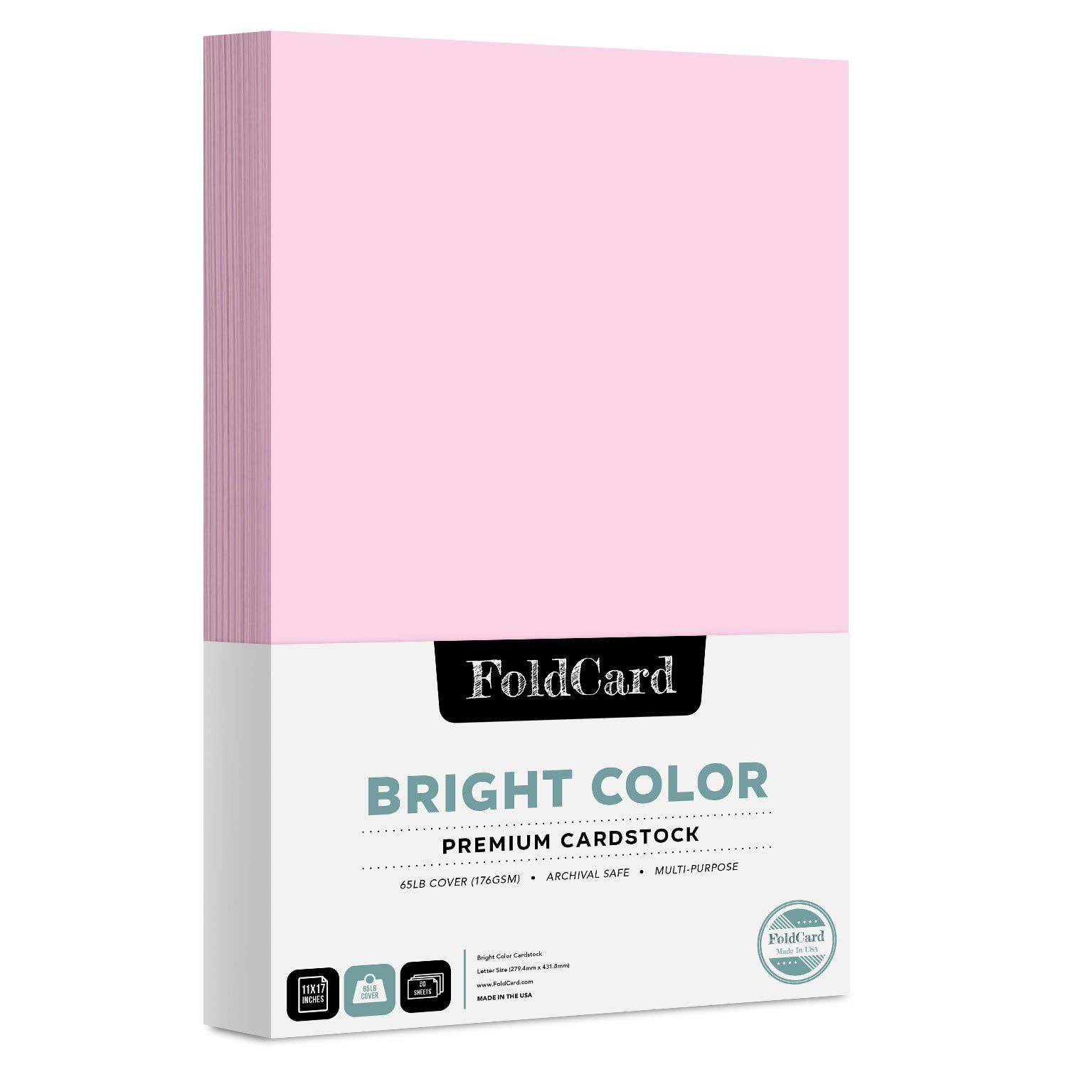 Fine Cardstock - Wholesale Craft Supplies - Premium Quality Bright Color Cardstock: 11 x 17 - 50 Sheets29