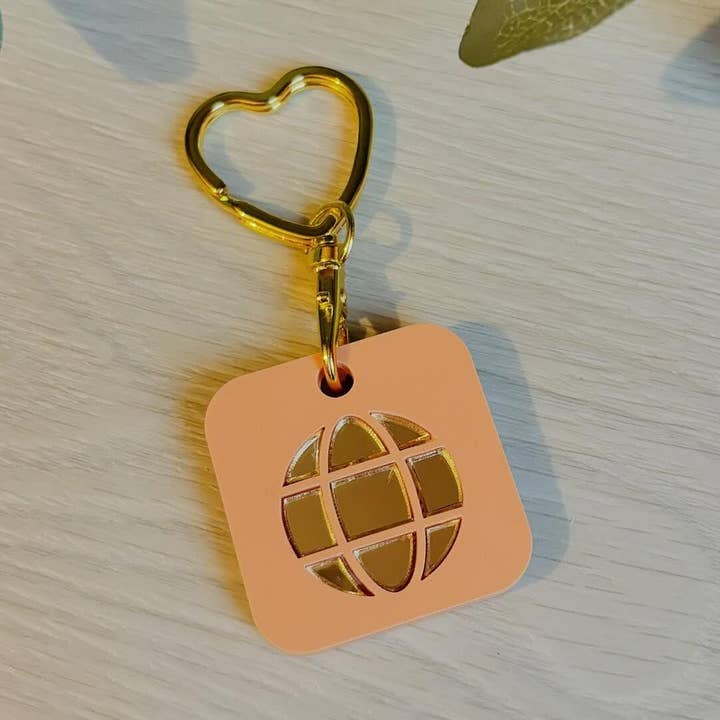 Smart NFC-nyckelring med digitalt visitkort & akryl för wholesale av SR Creative Studio