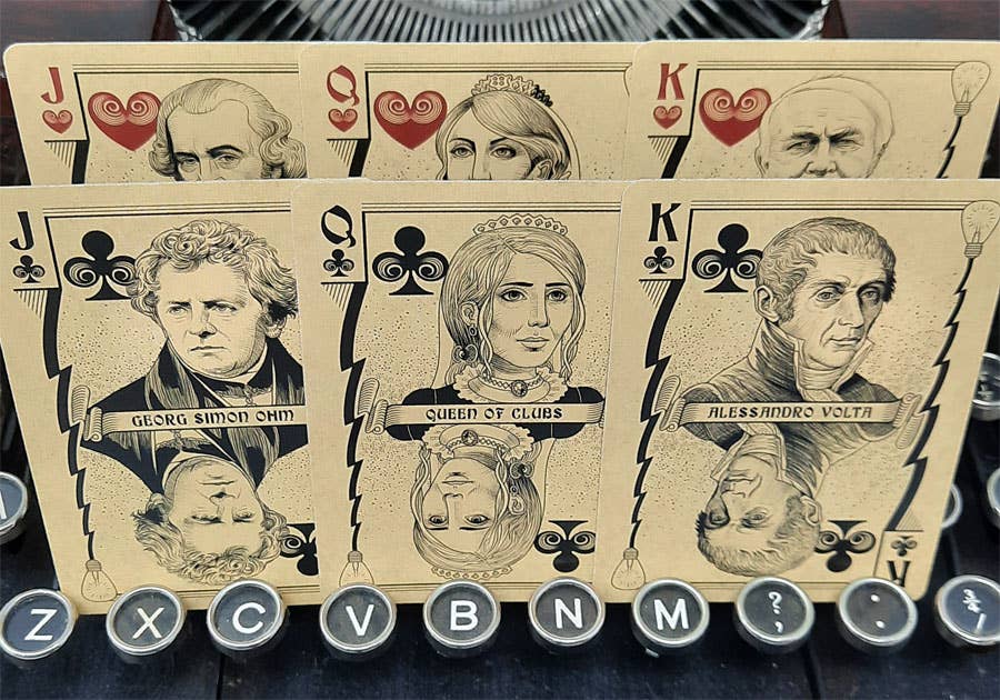 Collectible Playing Cards - Vente Jeu de cartes - Jeu de cartes Bicycle Turn of the Century (électricité)3