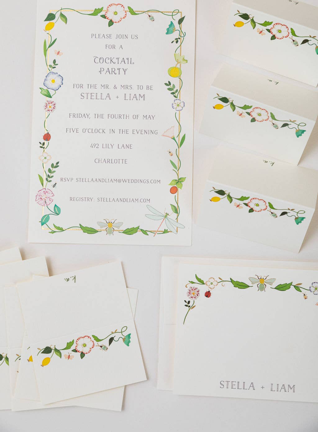 Karen Adams Designs - Vendita all'ingrosso Biglietti di invito - Inviti Kensington1