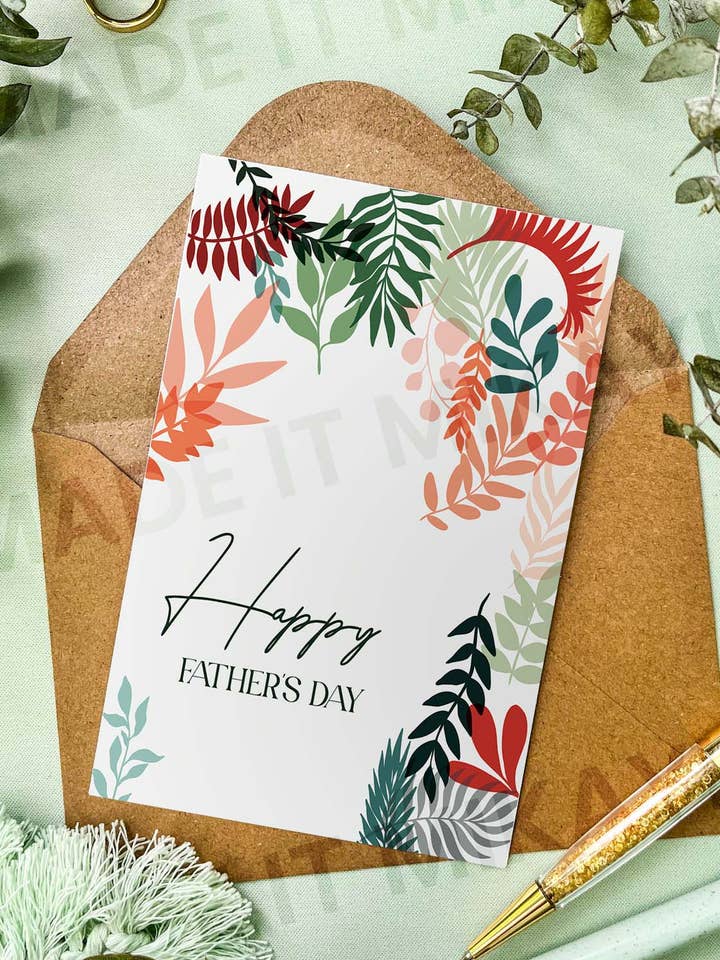 Happy Father's Day Greeting Card for wholesale by MadeItMikayla