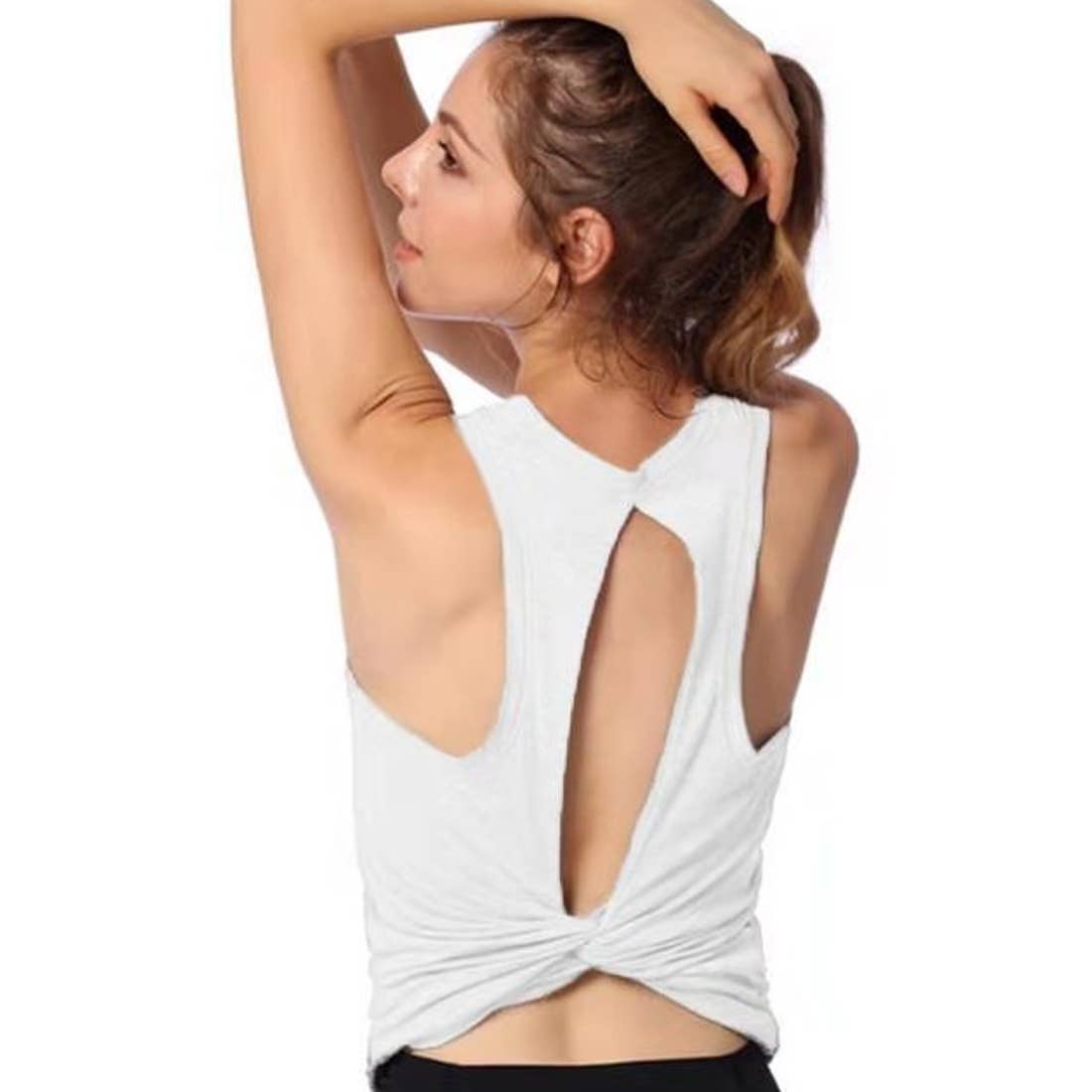 Sodalemon - Venta al por mayor Camiseta deportiva - Mujer - Camiseta sin mangas para mujer, suave, deportiva, deportiva y sin espalda0