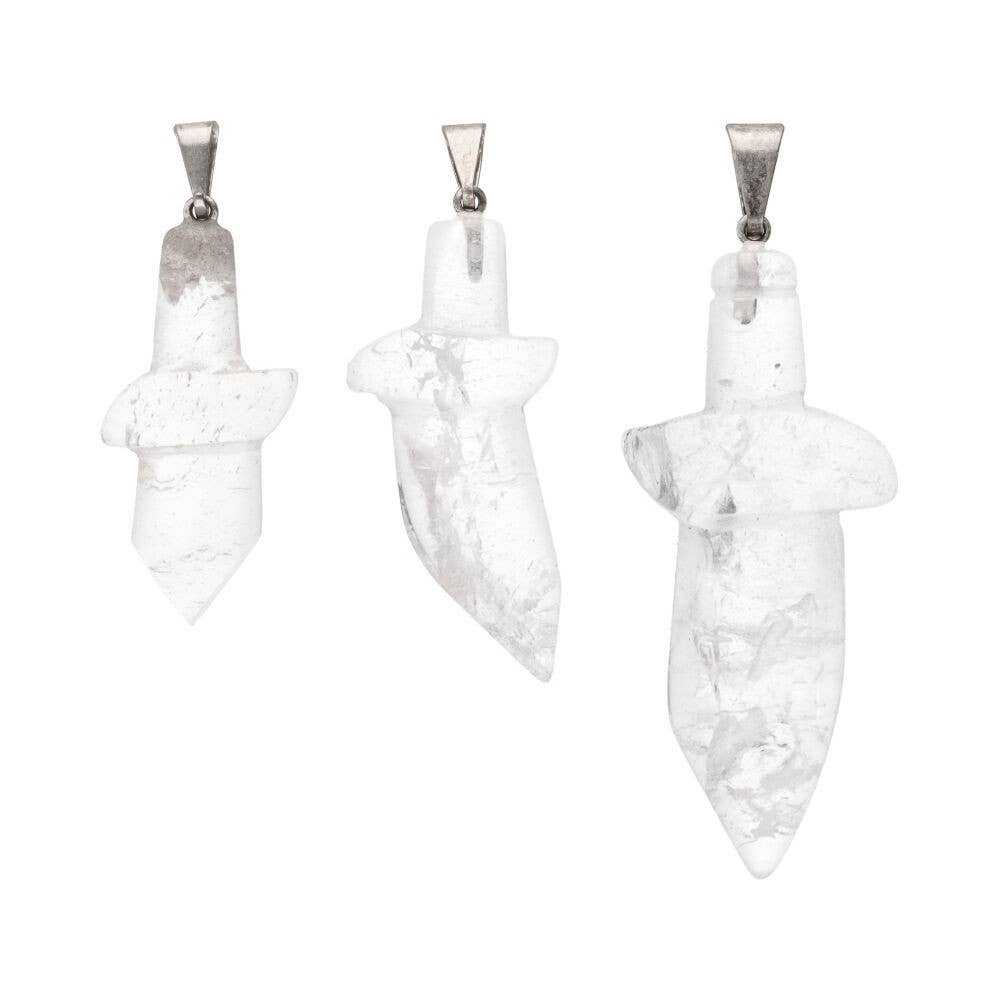 Vives de la Cortada S.L - Wholesale Individual Charm/Pendant - Quartz Sword Pendant1