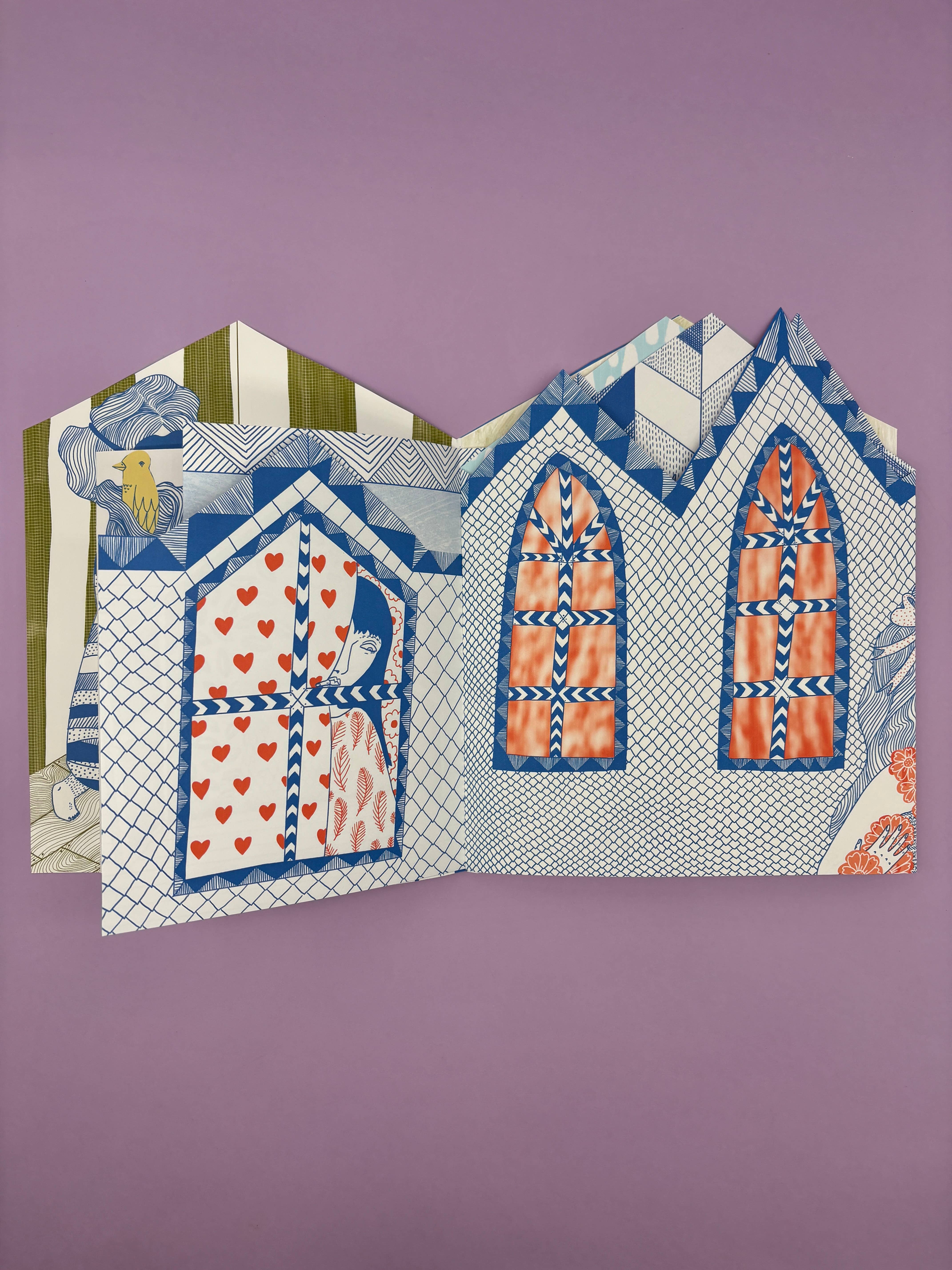 Erika Rier - Wholesale Magazine - Pageant - A Fold Out Art Zine1