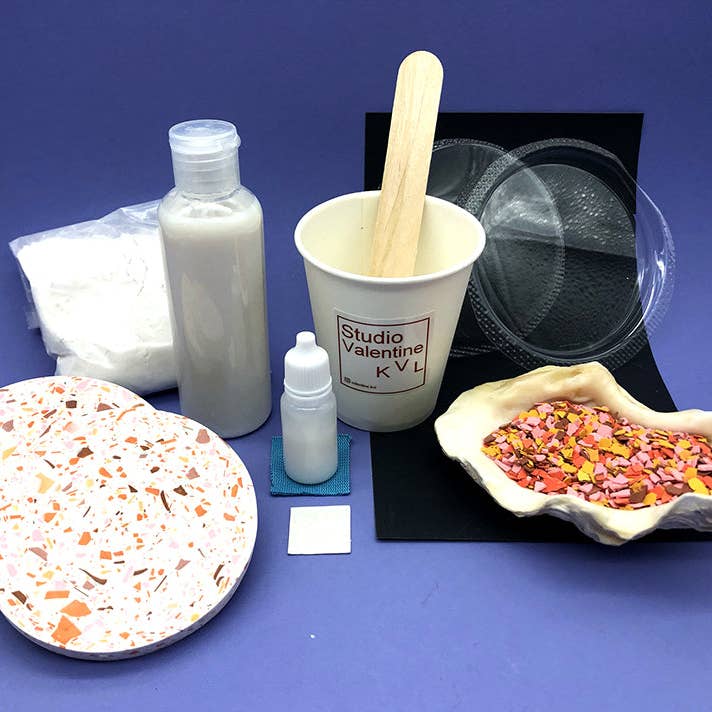 Kit DIY Coasters — Tangerine pour la vente par Studio Valentine KVL