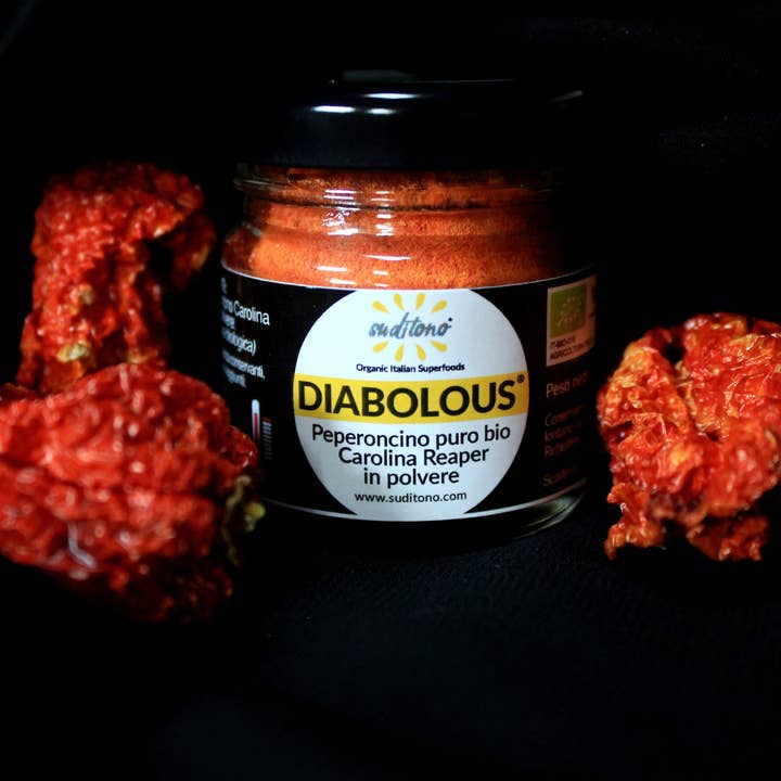 SAN PIO X Soc. Agr. S. dal 1708 - Wholesale Dried Spice - DIABOLOUS CAROLINA REAPER. Organic pure chilli powder2