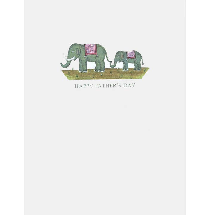 Elephants Father's Day Card for wholesale by lumia designs