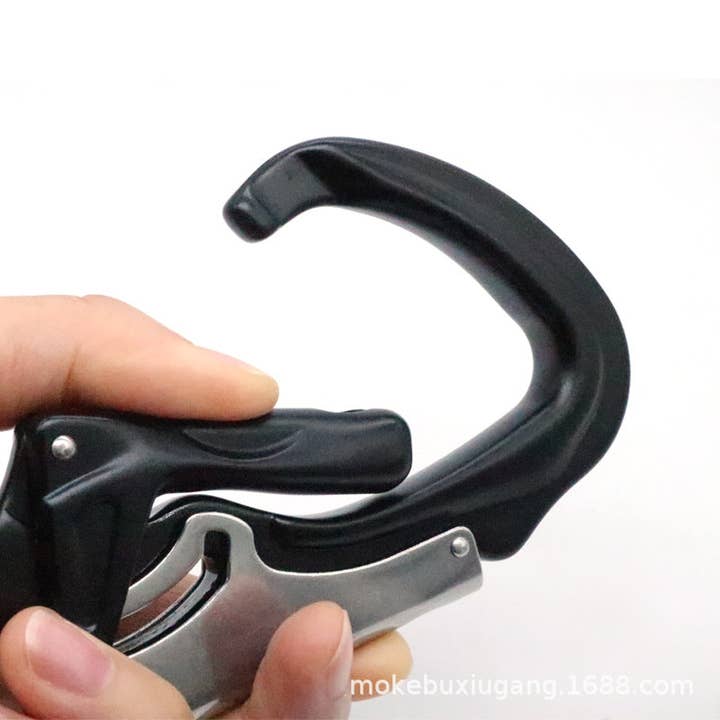 Ecovear - Wholesale Sporting accessories - Aviation Aluminum Clips Mountaineering Twist Lock Outdoor Backpacking Climbing Hook Safety Buckle2