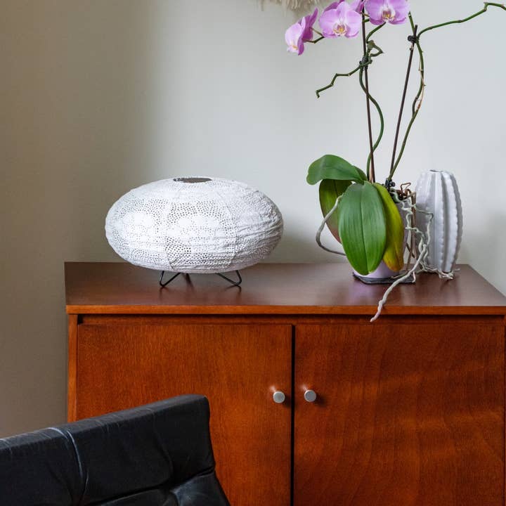 Allsop Home & Garden - Wholesale Accent/Desk Lamp - Stella Solace Indoor Table Lamp - 7.5" Oval Yarrow12