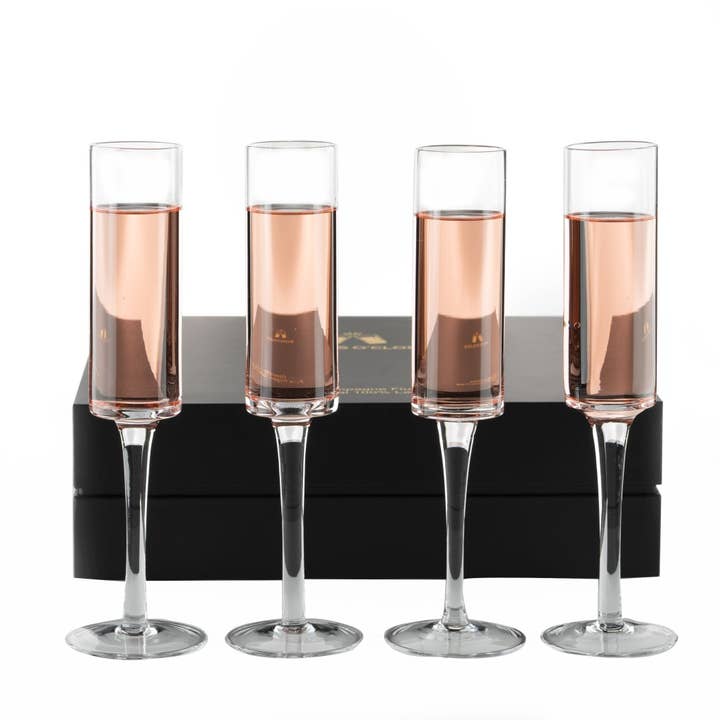 Lemonsoda - Wholesale Champagne Flute - Champagne Flutes - Crystal Mimosa Glasses 6 oz (1pc)