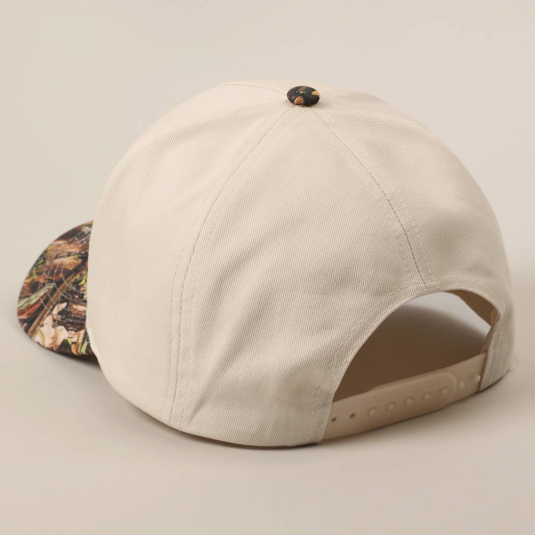 Fashion City – wholesale Truckerkeps – Unisex – Fashion City keps med broderad 'BEER ME' text och leopard-militärmönster4