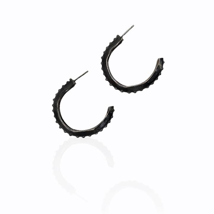 Doted hoops Medium for wholesale by 5elements_handbuiltart