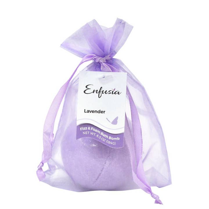 Fizz & Foam Handmade Bath Bomb 6.5oz - Lavender for wholesale by Enfusia