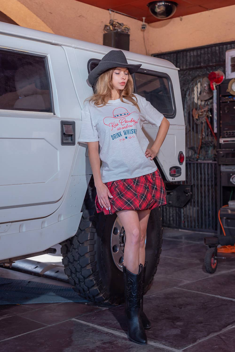 Rød HS55122T-TERNET BOBLEMINISKØRT for engroshandel på Faire1