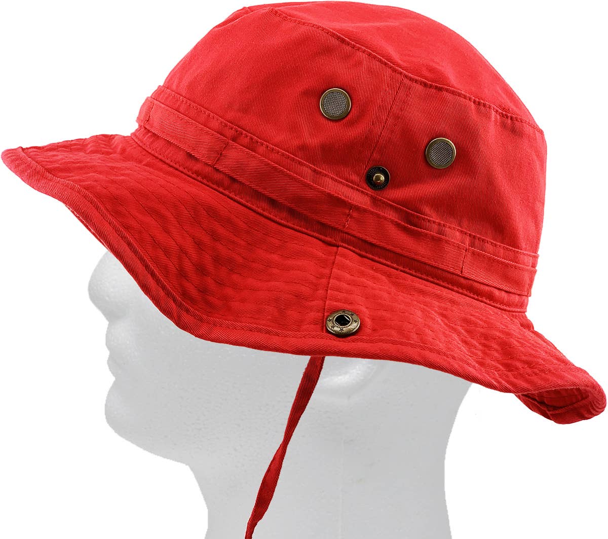 KBETHOS - Wholesale Bucket hat – Unisex - Solid Boonie Hat With String (Fitted)58