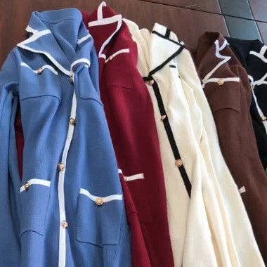 Marayn - Wholesale Dress - Women's - 2025 NEW Russian Chic Long Knit Dress for AutumnWinter9