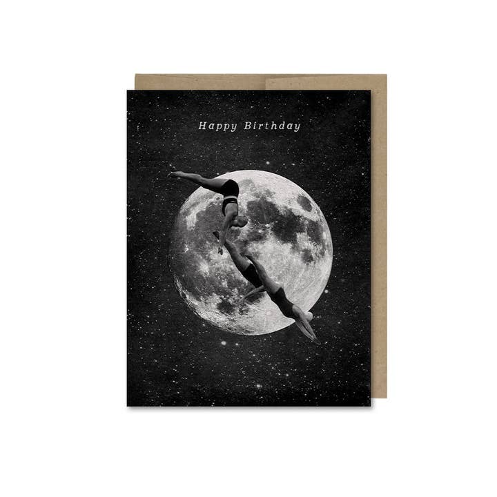 Happy Birthday Sky Divers Card for wholesale by The Galek Sea