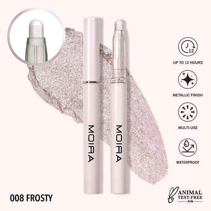 Sombra Stellar Glaze Stick (008, Frosty) para venta al por mayor de Moira Cosmetics