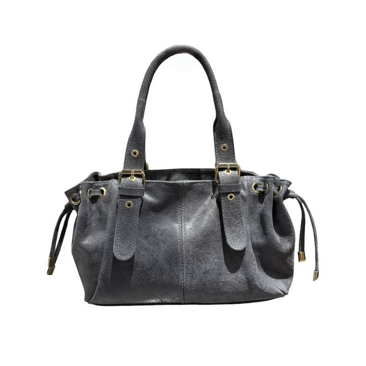 Louisa lee - Wholesale Shoulder Bag - Women's - LEATHER BAG BRUSH LACE1