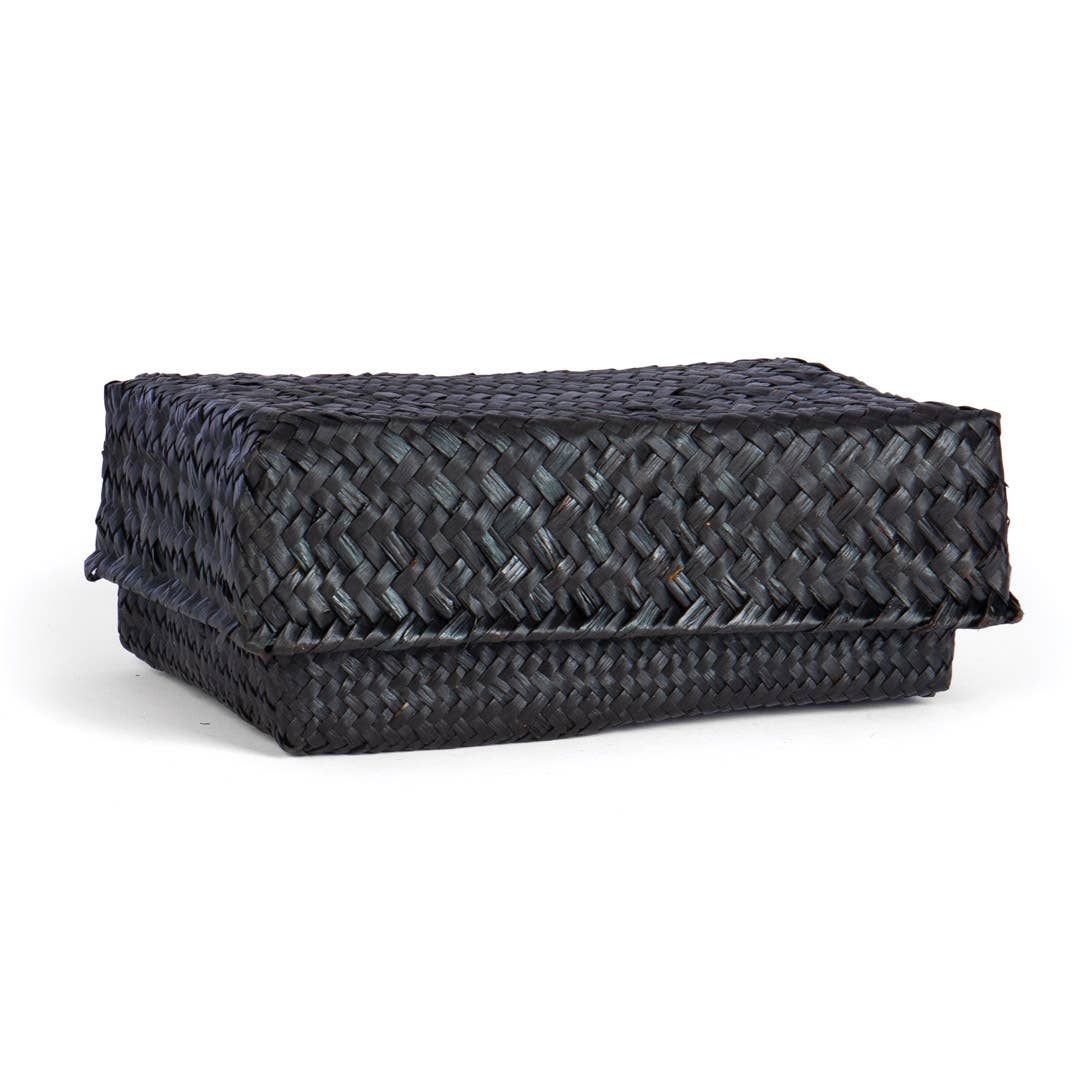 Willow Group - Vente Boîtes décoratives - BOÎTE À COUVERCLE EN JONC DE MER RECTANGULAIRE2