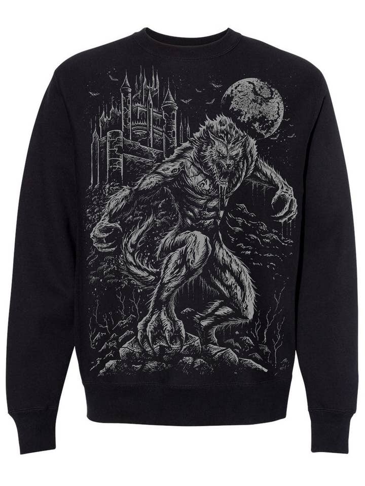 Lore des Wolfmann-Sweatshirts für den Großhandel von vampirefreaks