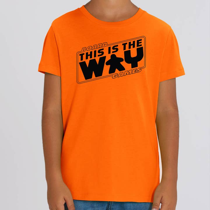 This is the Way Kids T-Shirt for wholesale by Meeplings | Handmade in Berlin