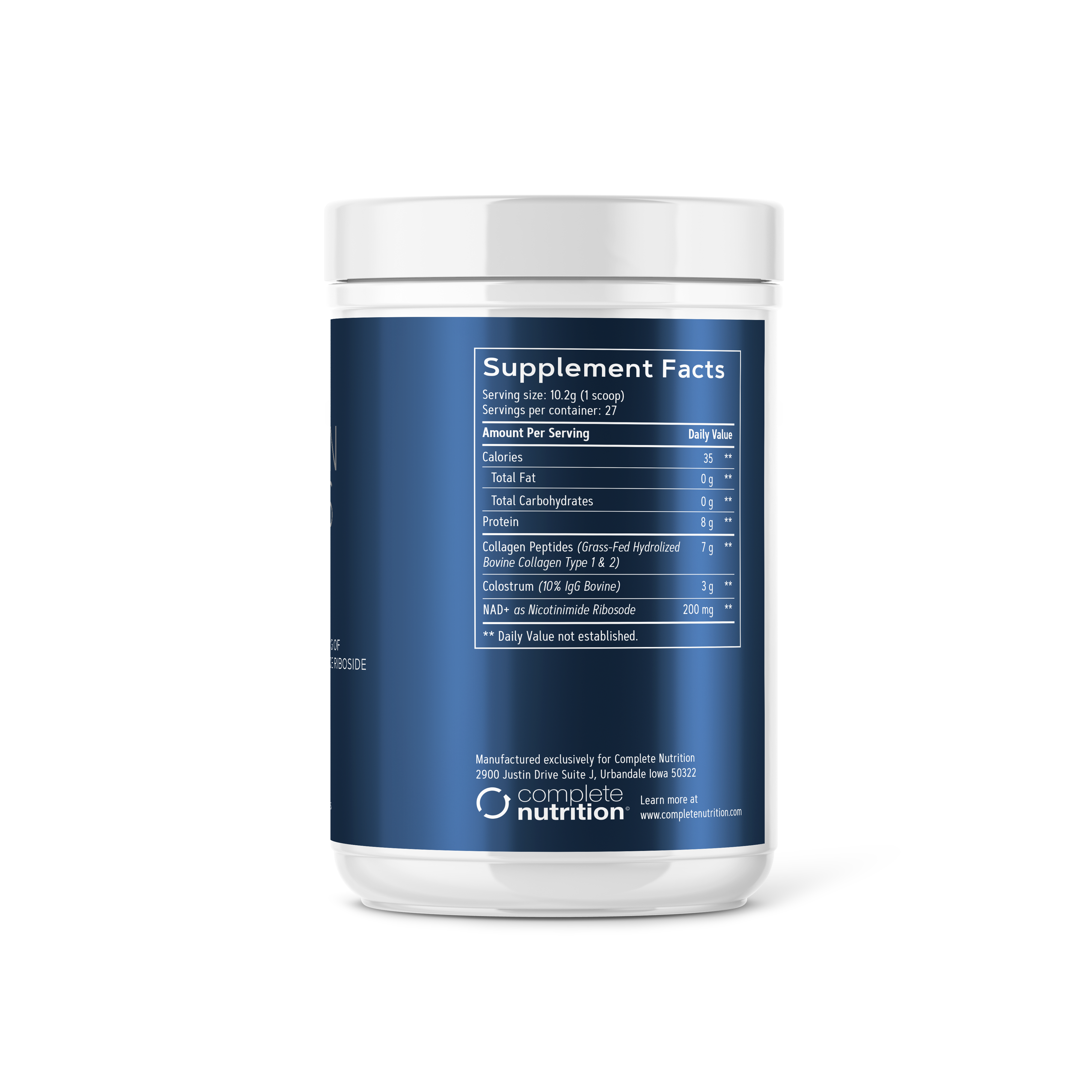 Complete Nutrition - Vendita all'ingrosso Vitamine/integratori orali - Peptidi di Collagene con Colostro e NAD+ di Embodyments1