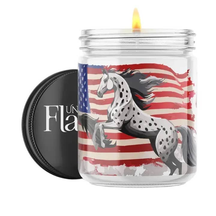 Patriotisk hest for engroshandel hos Uncommon Flame