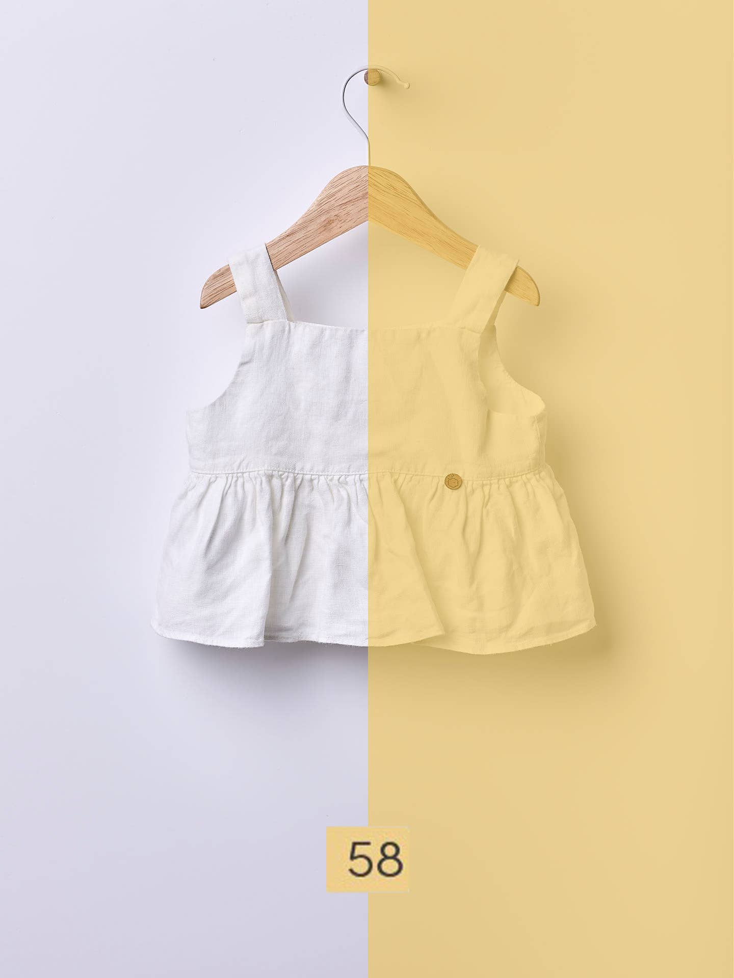 Wedoble: sustainable children's fashion - Wholesale Shirt - Baby - Blouse in linen | NAVY CODE8