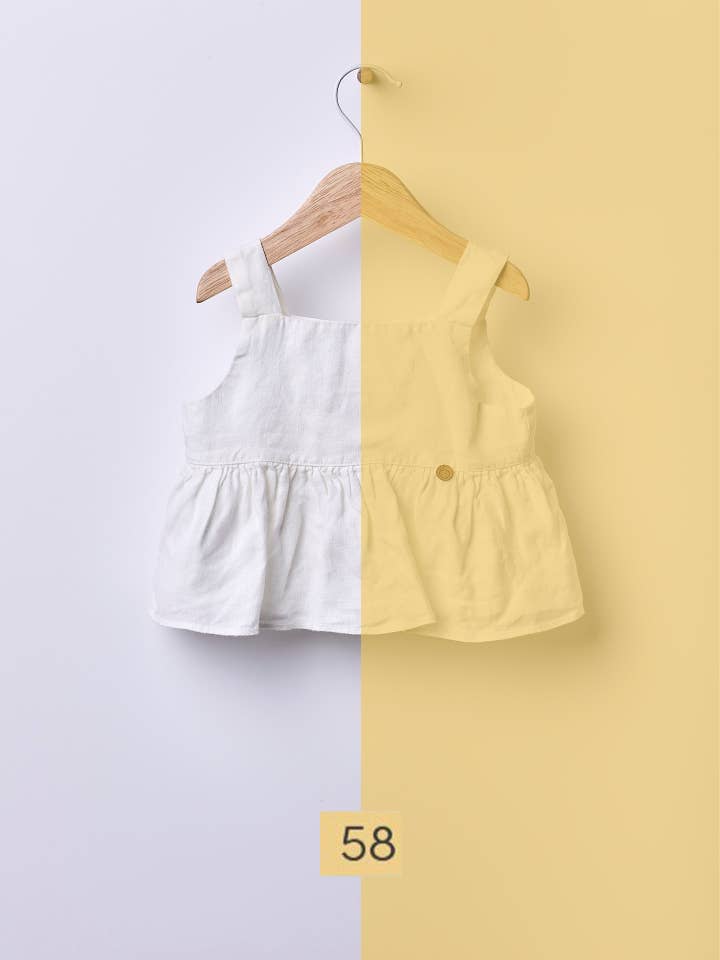 Wedoble: sustainable children's fashion - Wholesale Shirt - Baby - Blouse in linen | NAVY CODE8