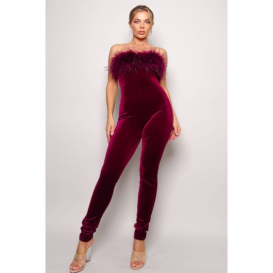CEFIAN FASHION - Wholesale Jumpsuit - Women's - FEATHER AWAY JUMPSUIT11