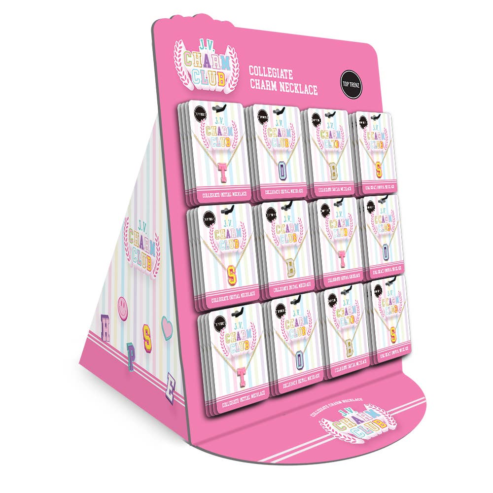 Top Trenz Inc - Vente Collier – enfant - J.V. Charm Club - Recharge initiale de colliers Collegiate Charm Club5