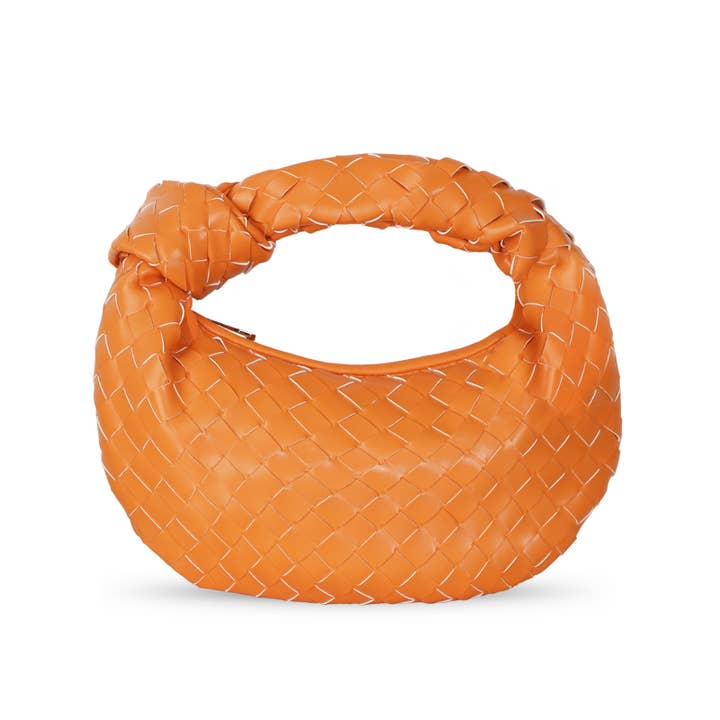Little Trendy - Wholesale Top Handle Bag - Women's - Womens' Woven bag horn knotted handbag Top Handle Bag