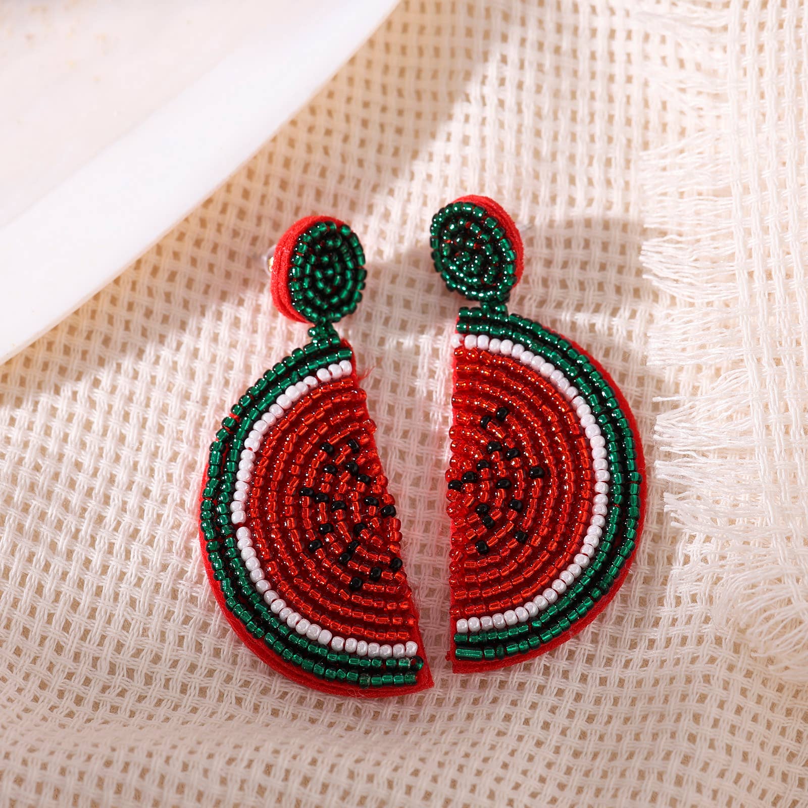 Red Watermelon loops for wholesale on Faire