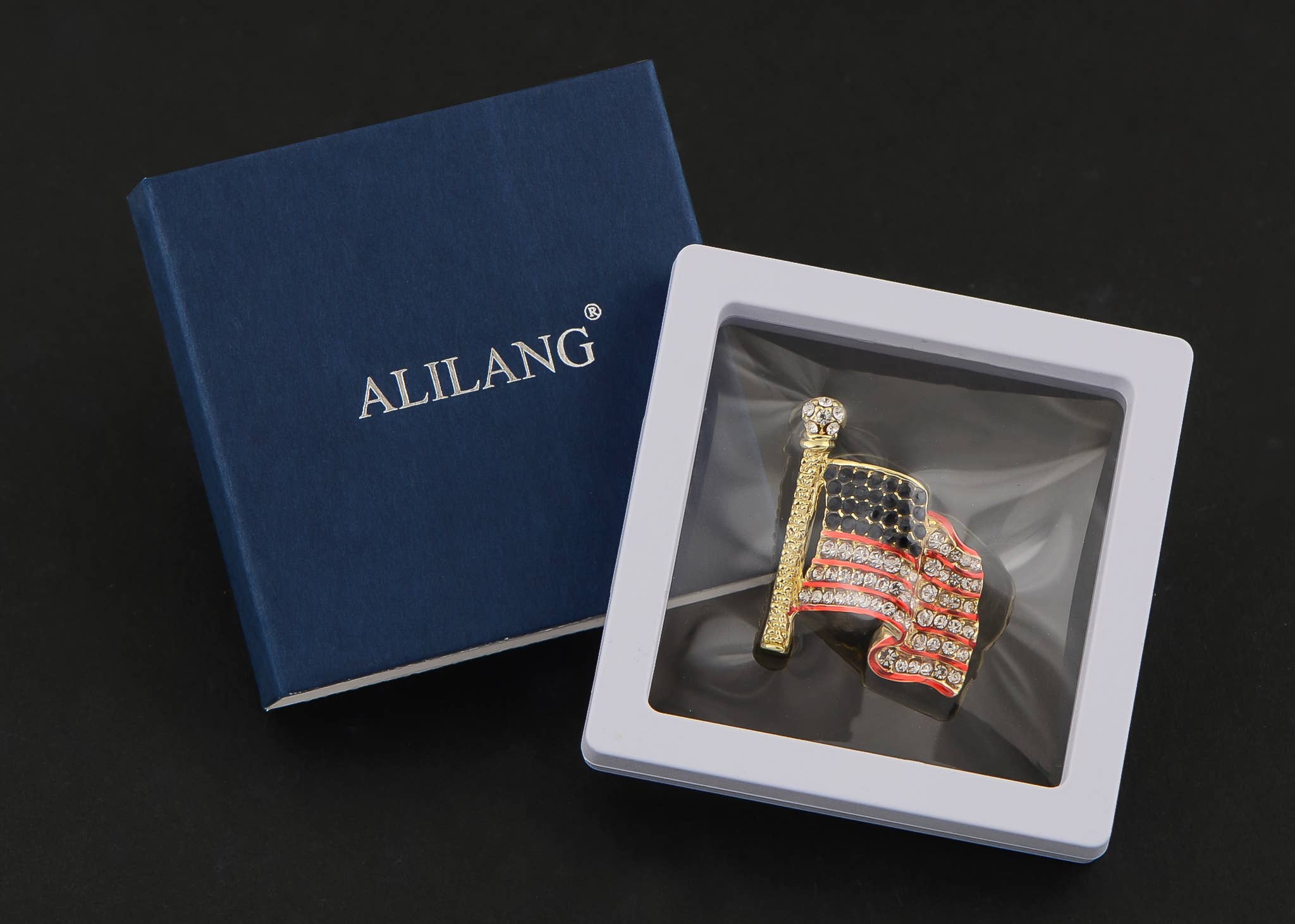 AK Brand – Großhandel Broschen – Brosche mit amerikanischer Flagge der USA, 4. Juli100