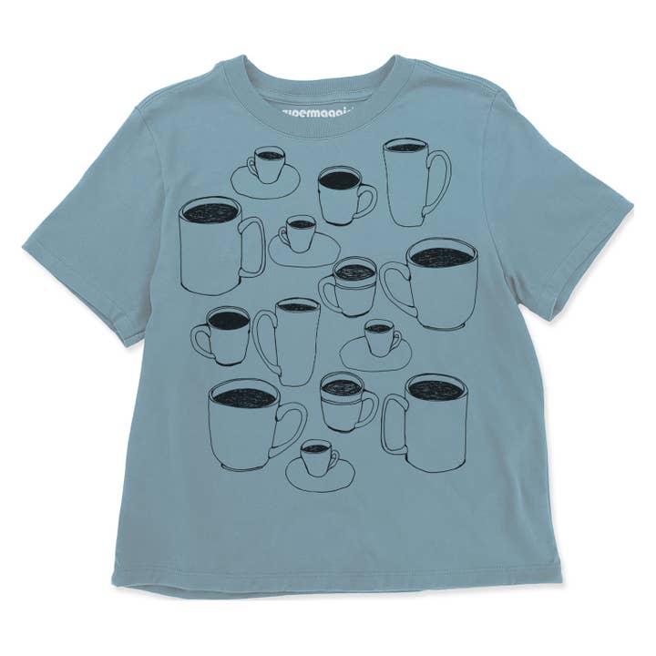 Coffee Cups Gwenn Heavyweight Tee for wholesale by Supermaggie @ Faire