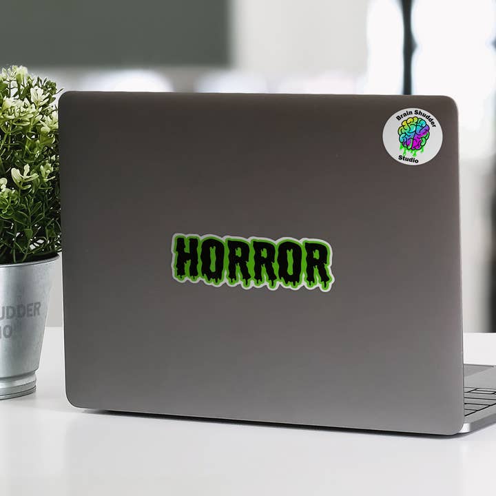 Brain Shudder Studio - Wholesale Sticker - Black and Green Horror Sticker4