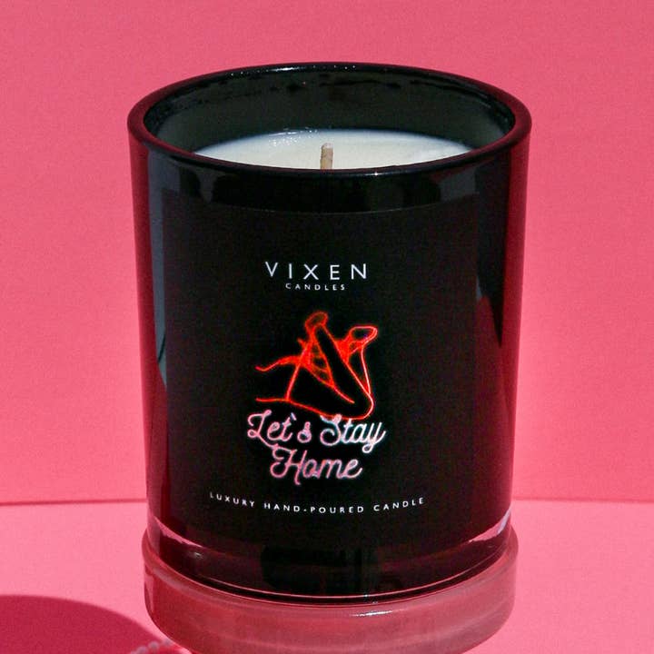 Let's Stay Home 14oz for wholesale by VIXEN CANDLES