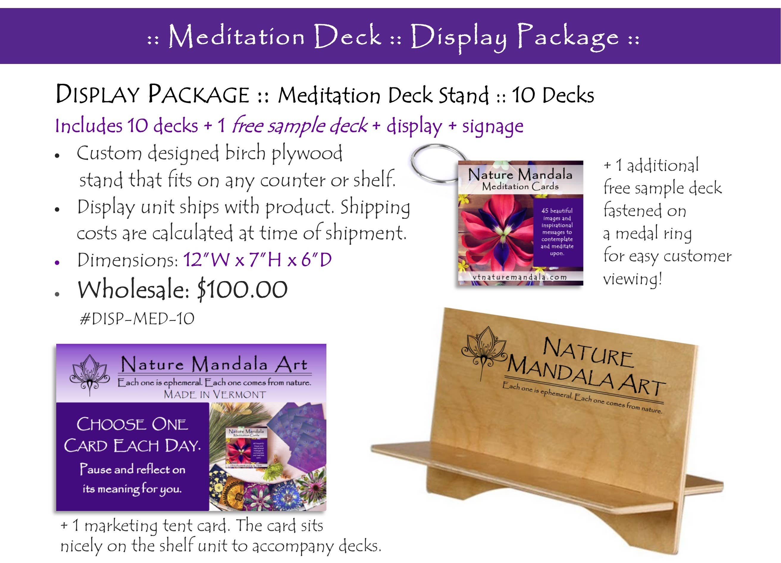 Nature Mandala Art - Wholesale Tarot Cards - Nature Mandala Meditation Oracle Deck :: 45 Flower Designs6