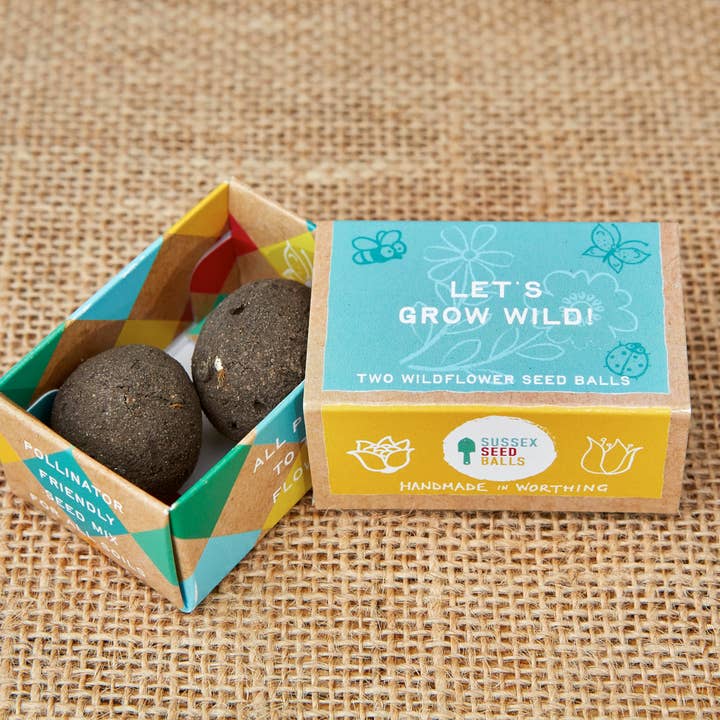 Grow Wild seed ball gift box, with two wildflower seed balls and other Purchase wholesale seed storage box. Free returns & net 60 terms on Faire trending on Faire.