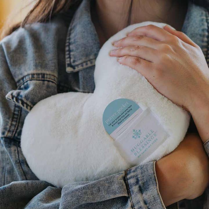 Huggable Weighted Prayer Pillow for wholesale by My Saint My Hero