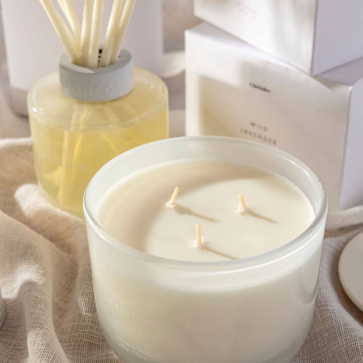 Vela Grande de Núcleo Neutro de Lavanda Silvestre para venta al por mayor de Chickidee