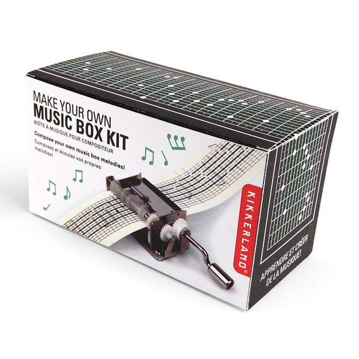 Make Your Own Music Box Kit for wholesale by Kikkerland Design Inc