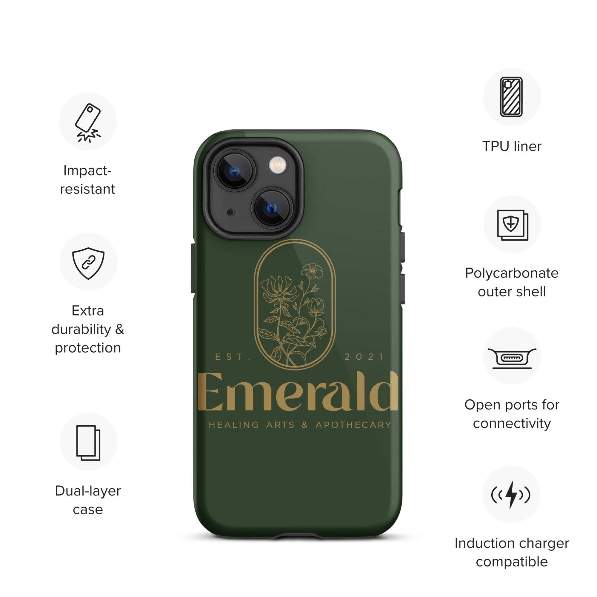 Practicality Skin & Body care - Wholesale Phone Case - Unisex - Emerald Tough iPhone case14