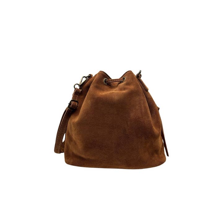Louisa lee - Wholesale Shoulder Bag - Women's - AURÉLIA SUEDE LEATHER BUCKET BAG4