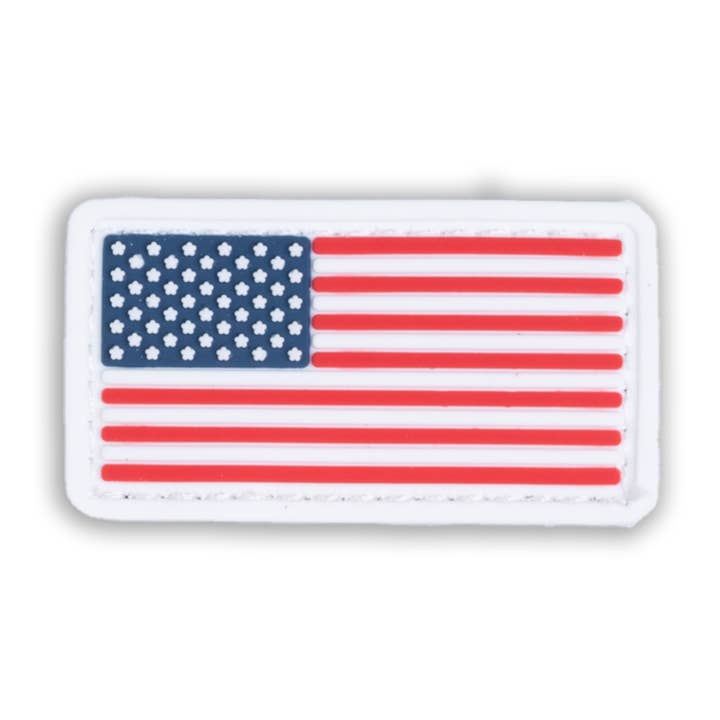 USA Full Color Flag Rubber Velcro Patch for Collars for wholesale by BOSS DOG BRAND, INC.