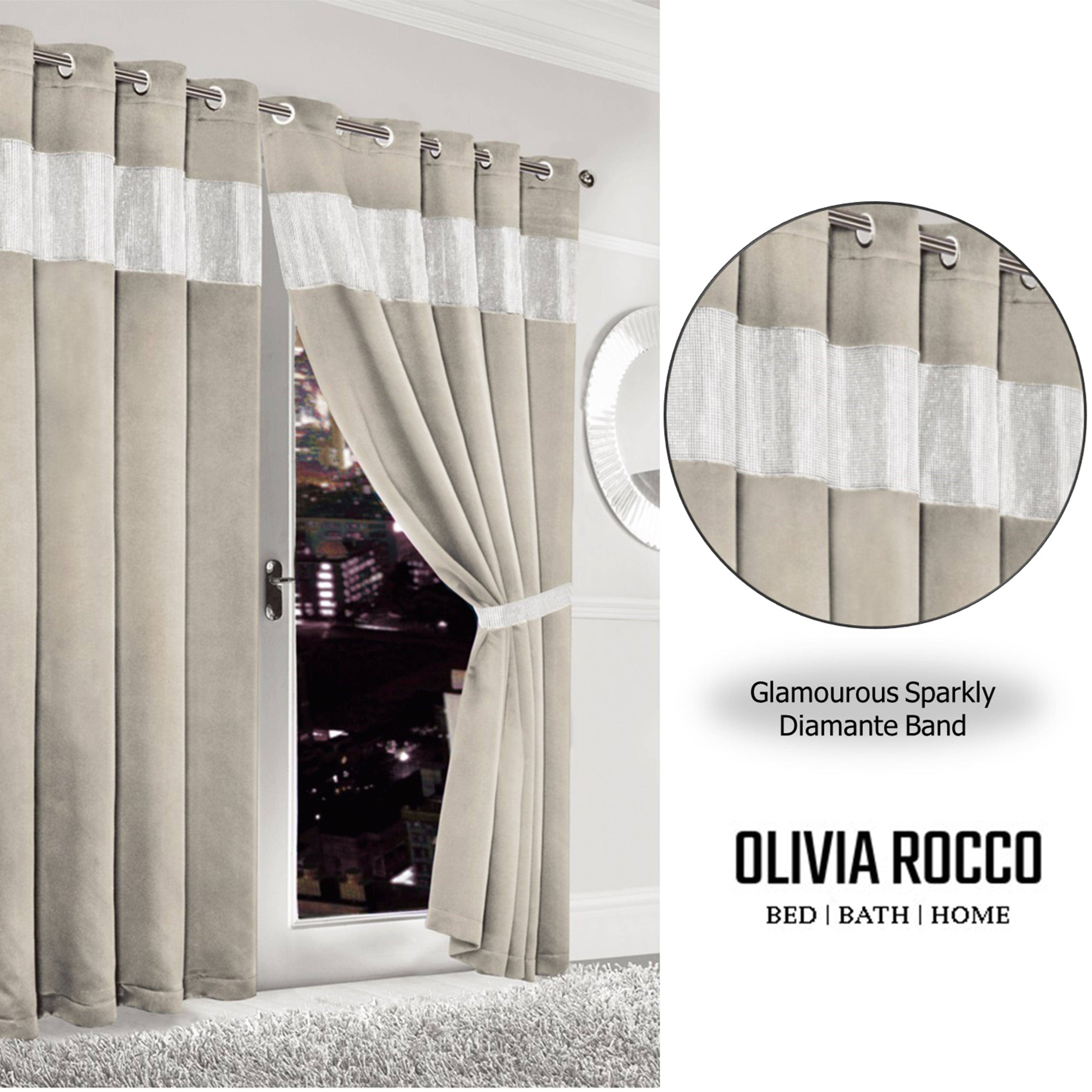Diamante Natural Blackout Eyelet Curtains for wholesale on Faire2