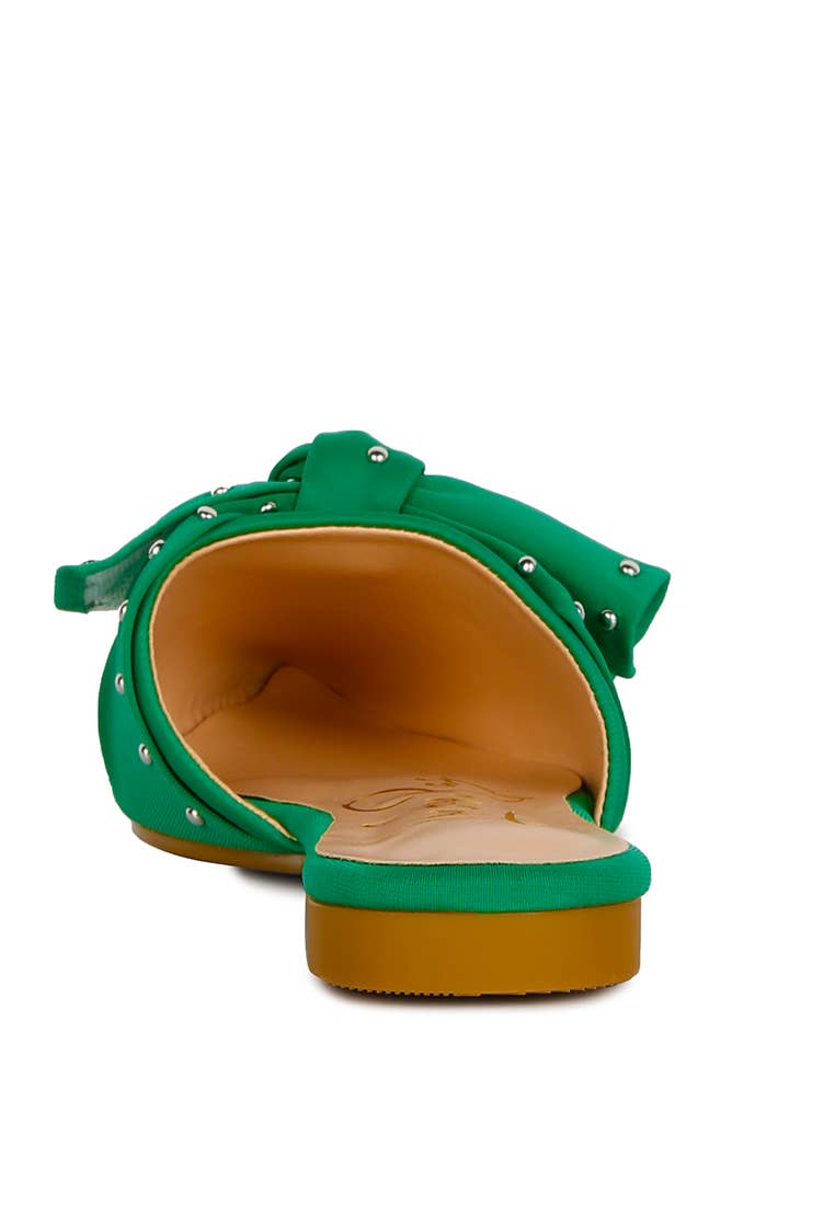 Rag Company - Wholesale Mules - Women's - Makeover Studded Bow Flat Mules19